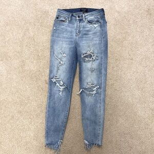Judy Blue Distressed Skinny Fit Jeans